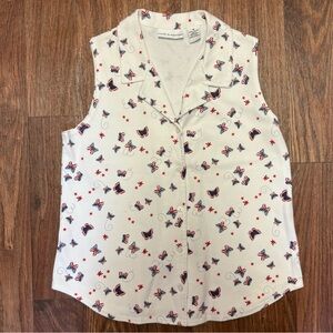 Butterfly 4th of July blouse